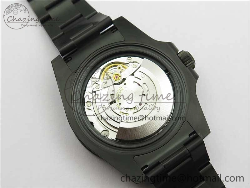 Submariner Blaken Date 116610LV PVD V9F 1:1 Best Edition On PVD Bracelet VR3135