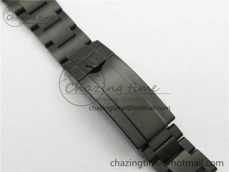 Submariner Blaken Date 116610LV PVD V9F 1:1 Best Edition On PVD Bracelet VR3135