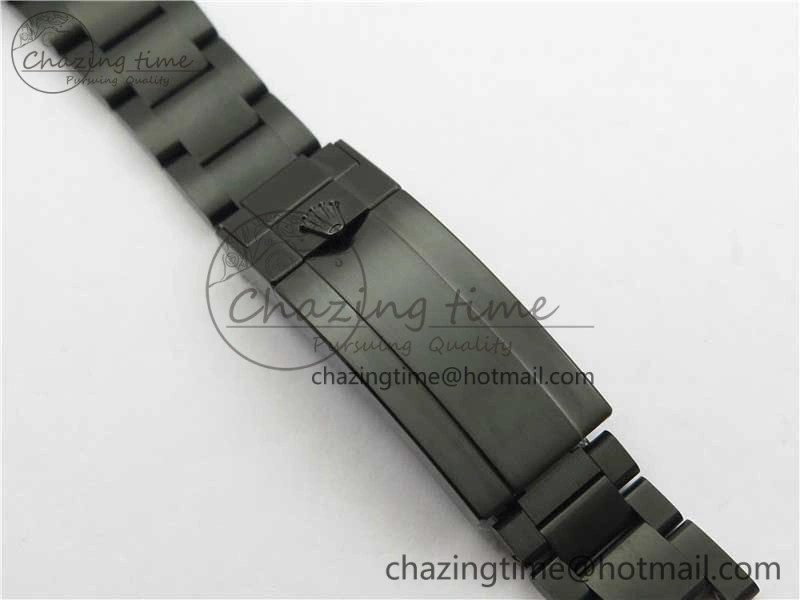 Submariner Blaken Date 116610LV PVD V9F 1:1 Best Edition On PVD Bracelet VR3135