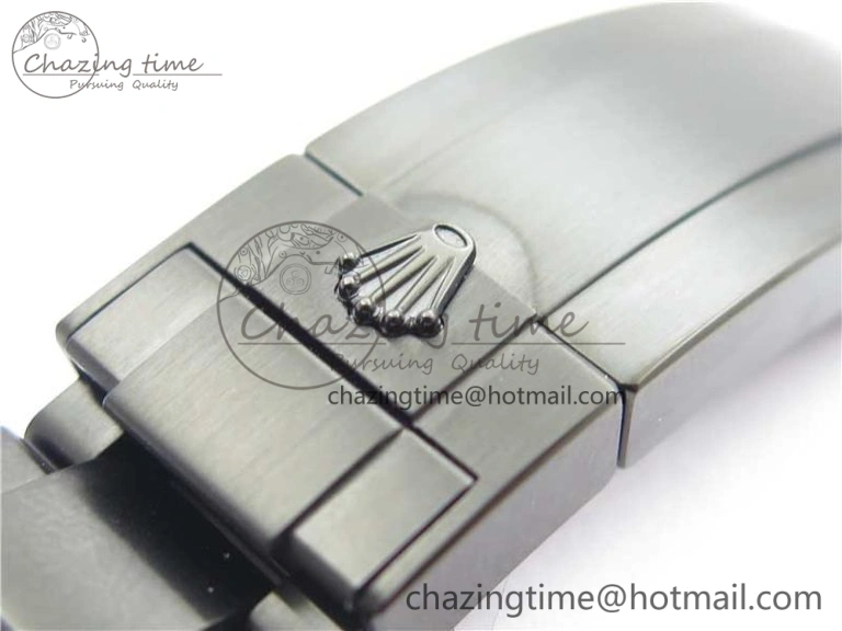 Submariner Blaken Date 116610LV PVD V9F 1:1 Best Edition On PVD Bracelet VR3135