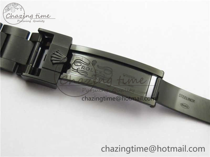 Submariner Blaken Date 116610LV PVD V9F 1:1 Best Edition On PVD Bracelet VR3135