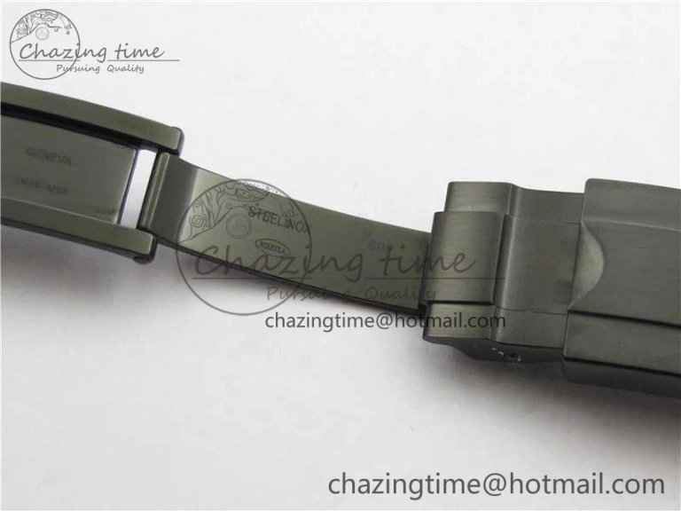 Submariner Blaken Date 116610LV PVD V9F 1:1 Best Edition On PVD Bracelet VR3135