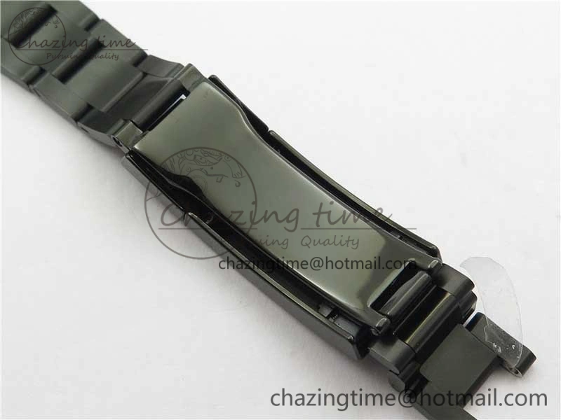 Submariner Blaken Date 116610LV PVD V9F 1:1 Best Edition On PVD Bracelet VR3135