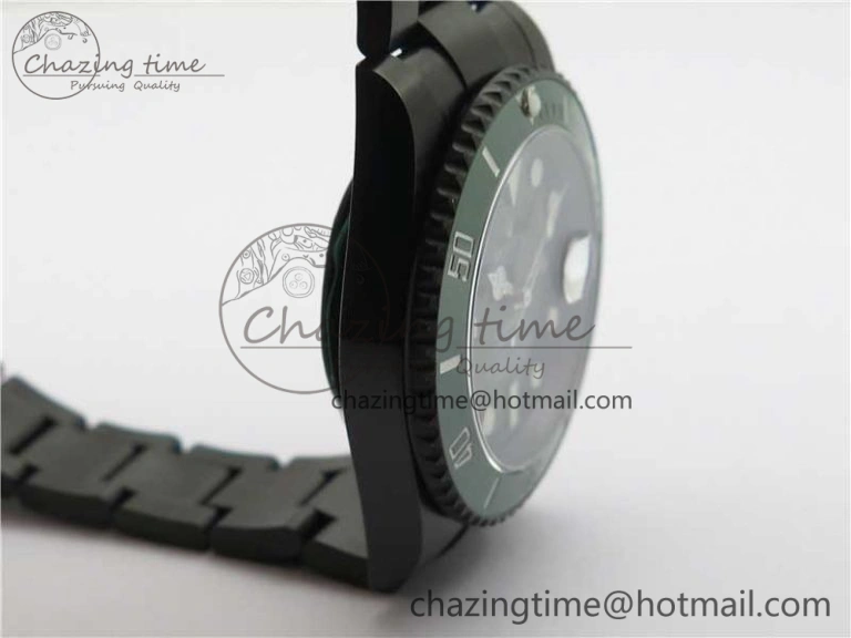 Submariner Blaken Date 116610LV PVD V9F 1:1 Best Edition On PVD Bracelet VR3135