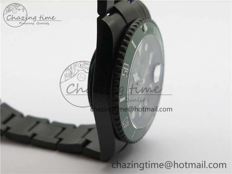 Submariner Blaken Date 116610LV PVD V9F 1:1 Best Edition On PVD Bracelet VR3135