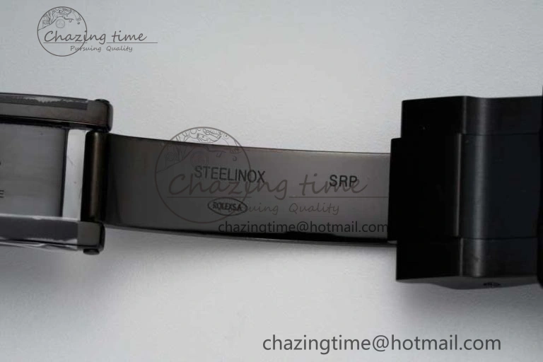 Submariner Blaken PVD Green Ceramic APSF 1:1 Best Edition on PVD Bracelet VR3135