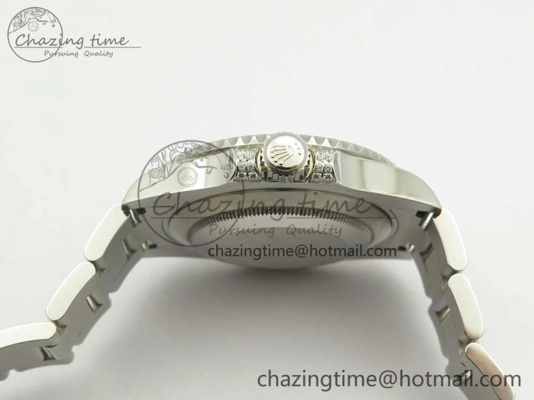 Submariner Blue Diamond Bezel SS GSF Best Edition Blue Dial On SS Bracelet A2824