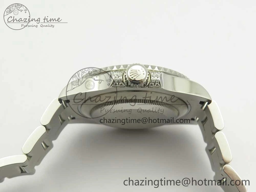 Submariner Blue Diamond Bezel SS GSF Best Edition Blue Dial On SS Bracelet A2824