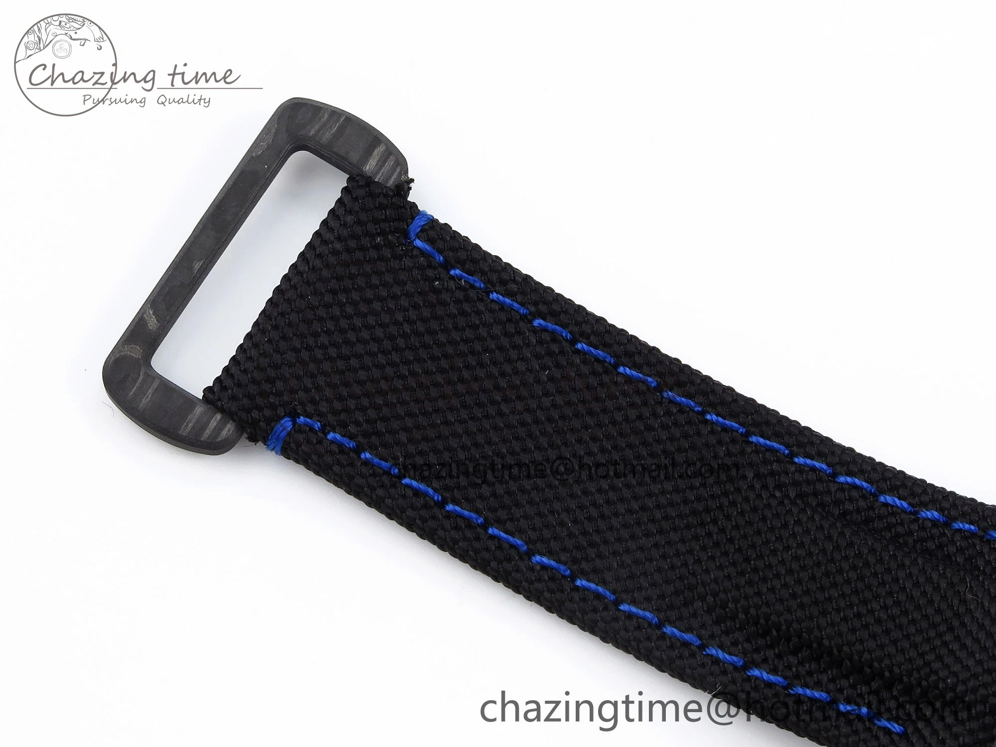 Submariner DIW Carbon IPKF 1:1 Best Edition Black Blue Dial on Black Nylon Strap VR3135