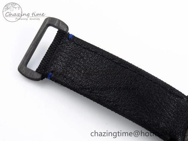 Submariner DIW Carbon IPKF 1:1 Best Edition Black Blue Dial on Black Nylon Strap VR3135