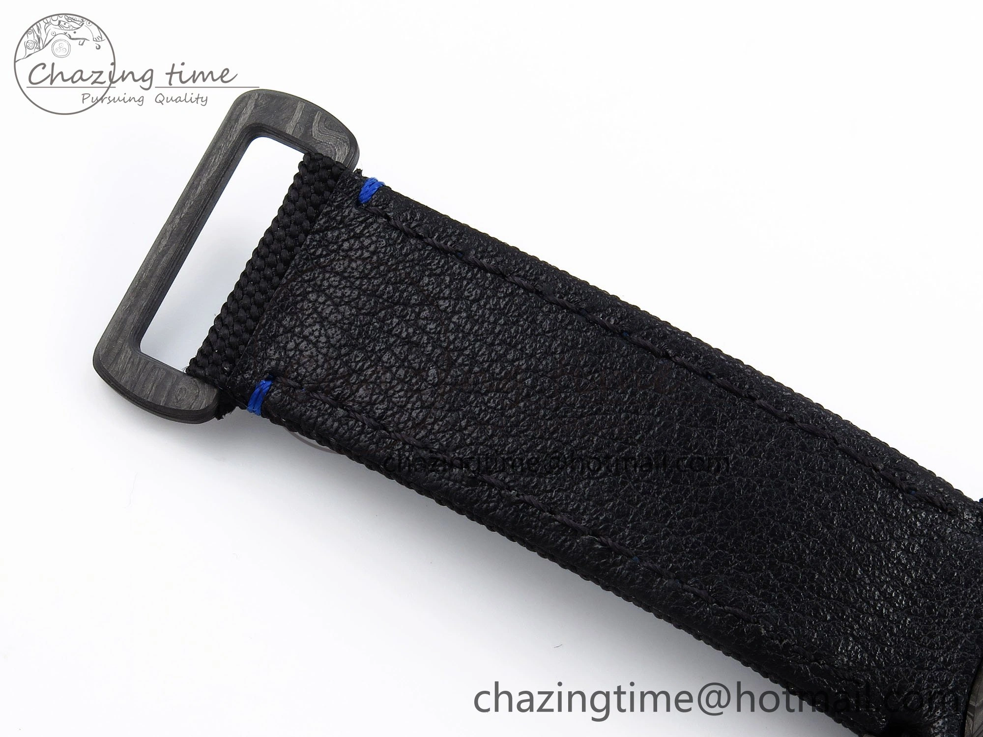 Submariner DIW Carbon IPKF 1:1 Best Edition Black Blue Dial on Black Nylon Strap VR3135