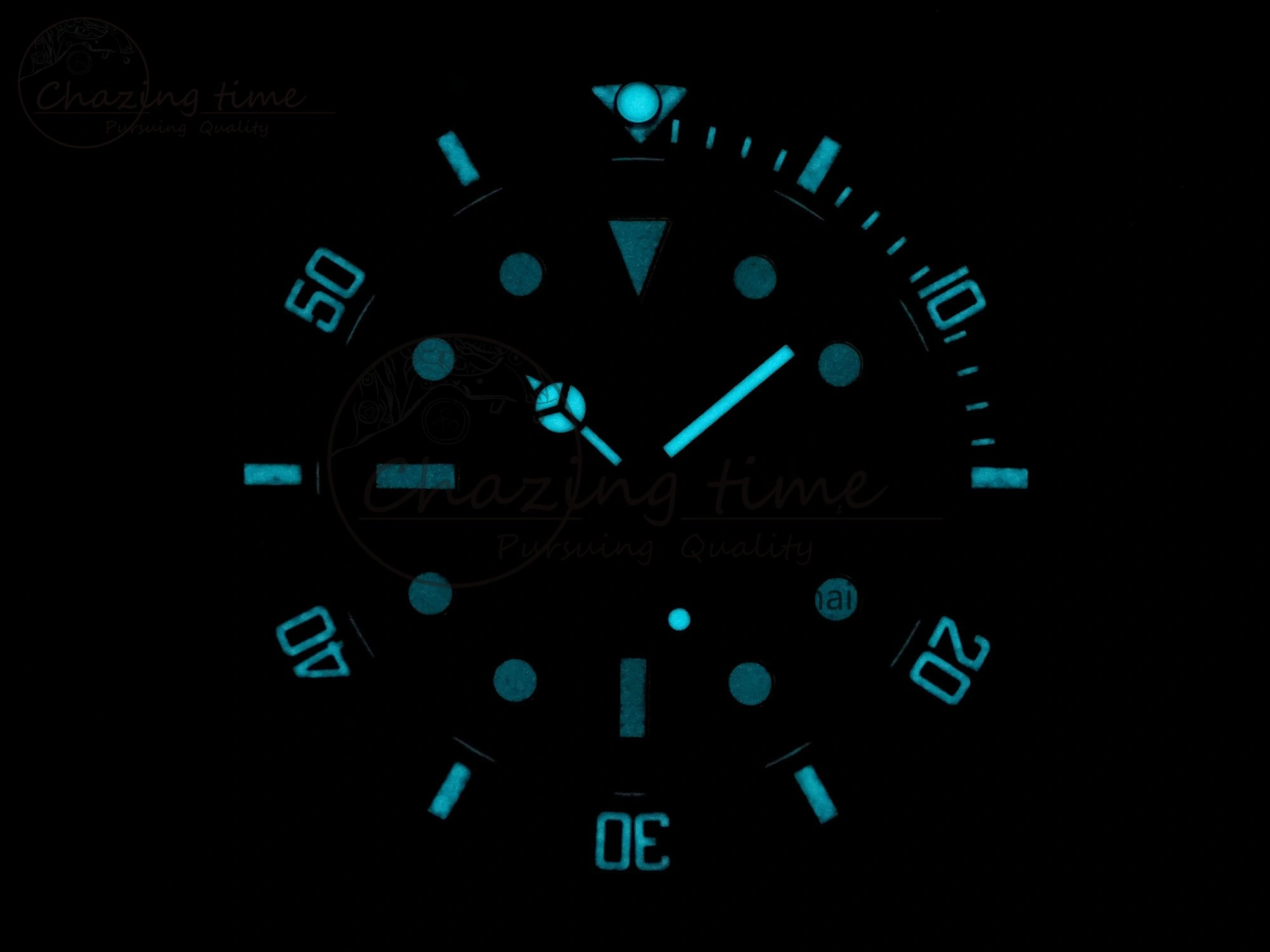 Submariner DIW Carbon IPKF 1:1 Best Edition Black White Dial on Black Nylon Strap VR3135