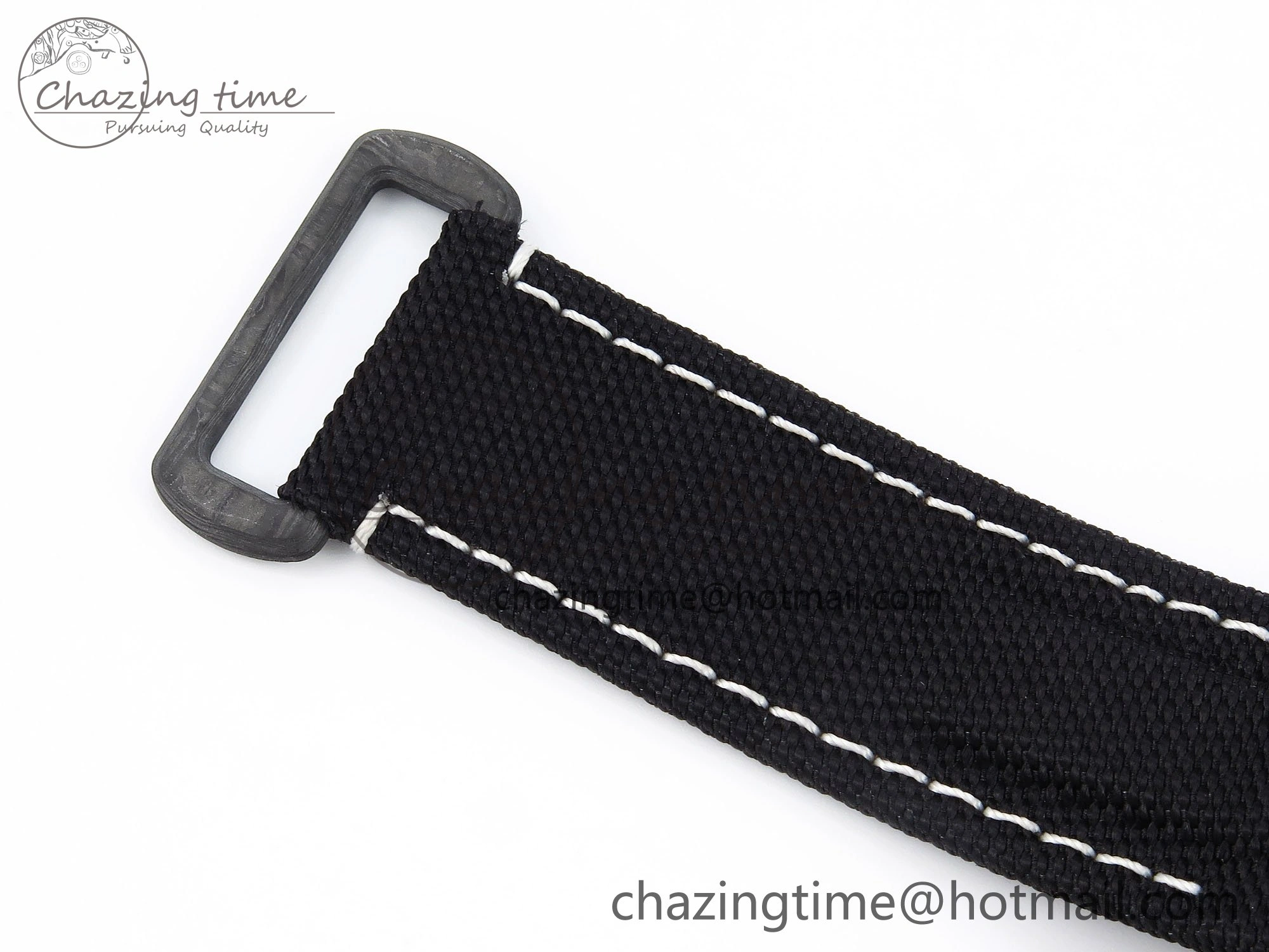Submariner DIW Carbon IPKF 1:1 Best Edition Black White Dial on Black Nylon Strap VR3135