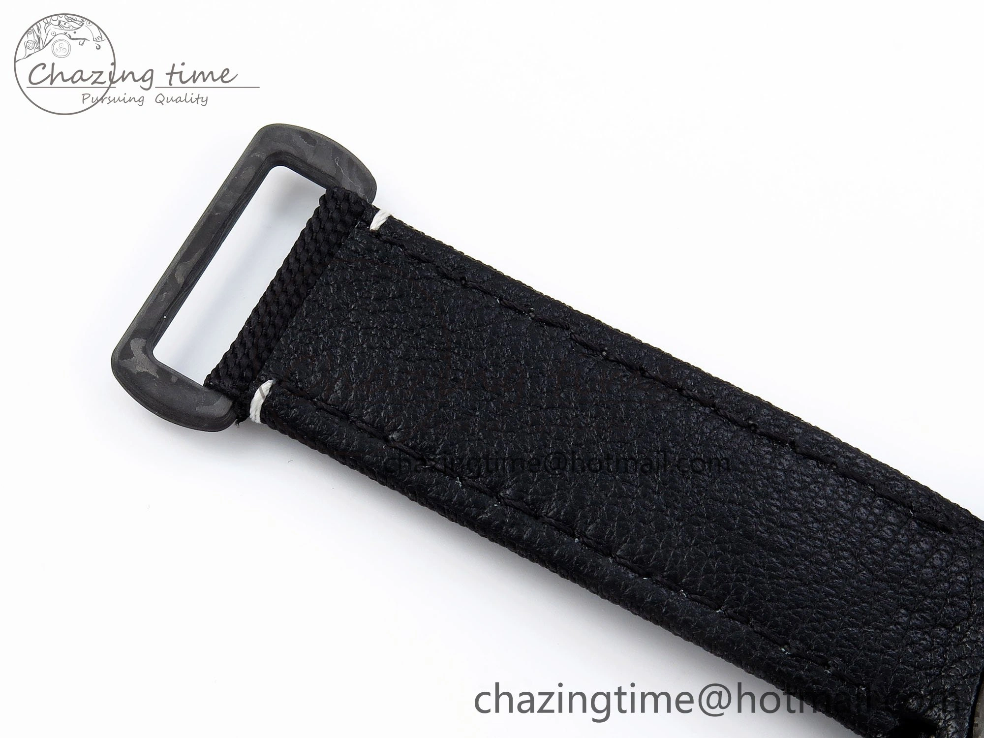 Submariner DIW Carbon IPKF 1:1 Best Edition Black White Dial on Black Nylon Strap VR3135