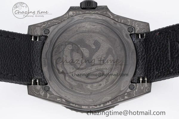 Submariner DIW Carbon VSF 1:1 Best Edition Black Green Dial on Black Nylon Strap VS3135