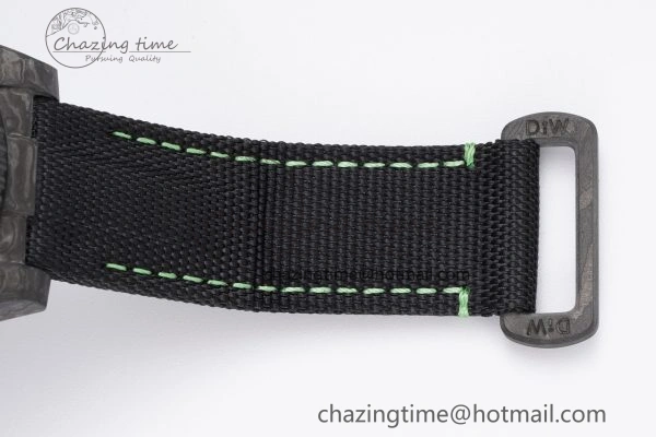 Submariner DIW Carbon VSF 1:1 Best Edition Black Green Dial on Black Nylon Strap VS3135