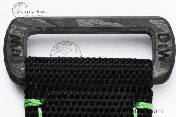 Submariner DIW Carbon VSF 1:1 Best Edition Black Green Dial on Black Nylon Strap VS3135
