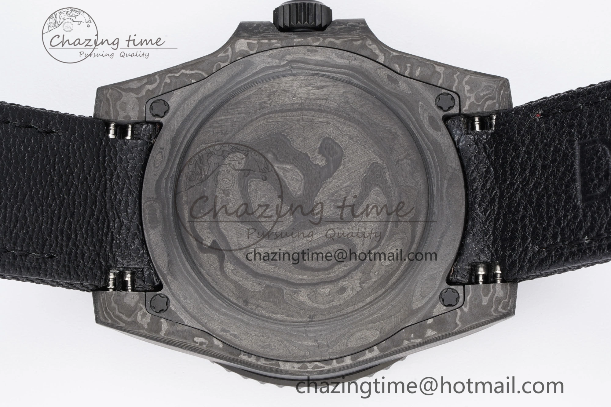 Submariner DIW Carbon VSF 1:1 Best Edition Black Red Dial on Black Nylon Strap VS3135
