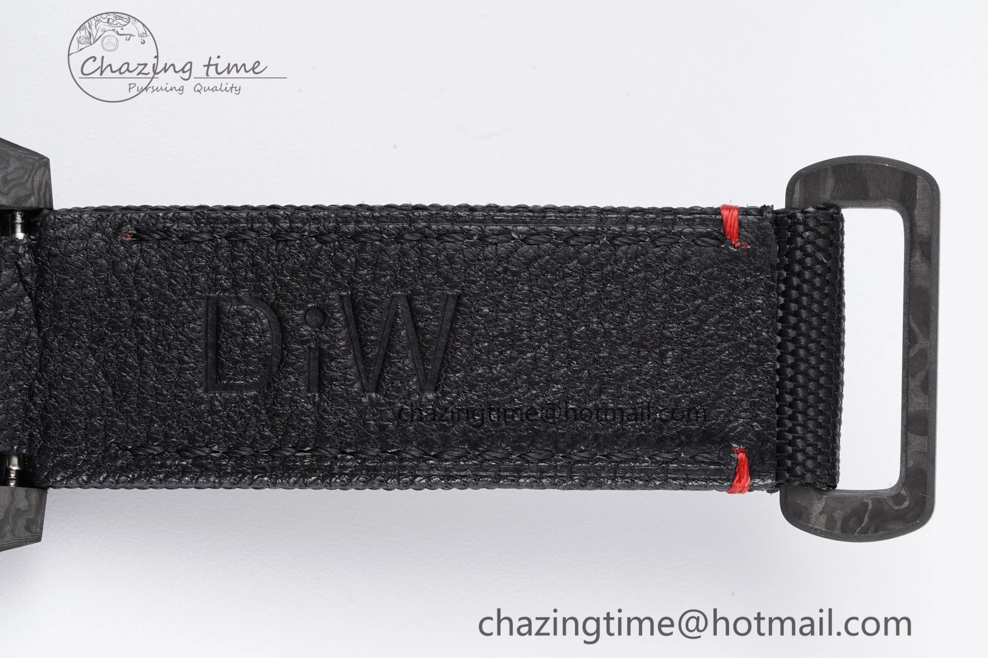 Submariner DIW Carbon VSF 1:1 Best Edition Black Red Dial on Black Nylon Strap VS3135