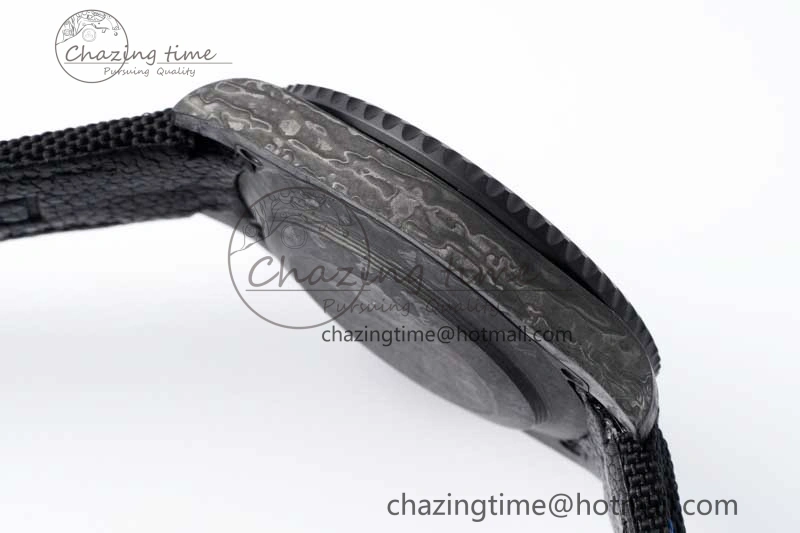 Submariner DIW Carbon VSF 1:1 Best Edition Black White Dial on Black Nylon Strap VS3135