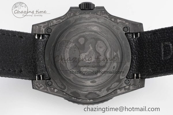 Submariner DIW Carbon VSF 1:1 Best Edition Black Yellow Dial on Black Nylon Strap VS3135