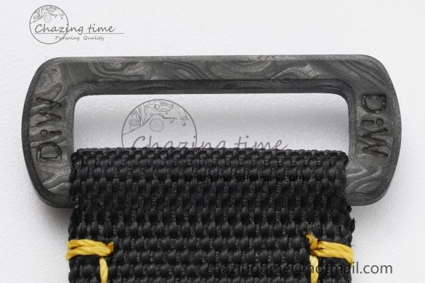 Submariner DIW Carbon VSF 1:1 Best Edition Black Yellow Dial on Black Nylon Strap VS3135