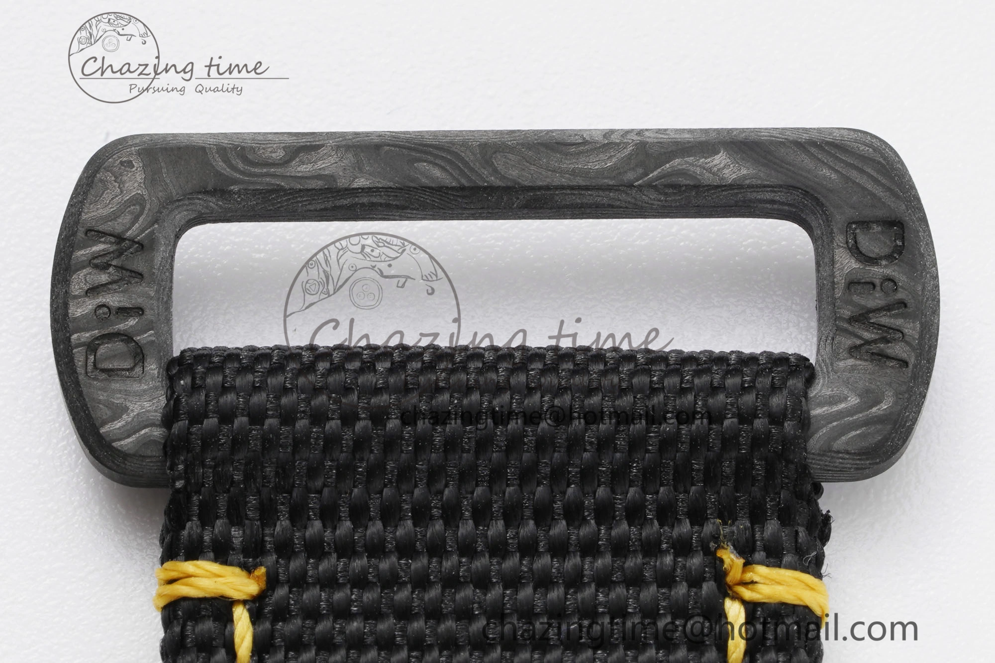 Submariner DIW Carbon VSF 1:1 Best Edition Black Yellow Dial on Black Nylon Strap VS3135