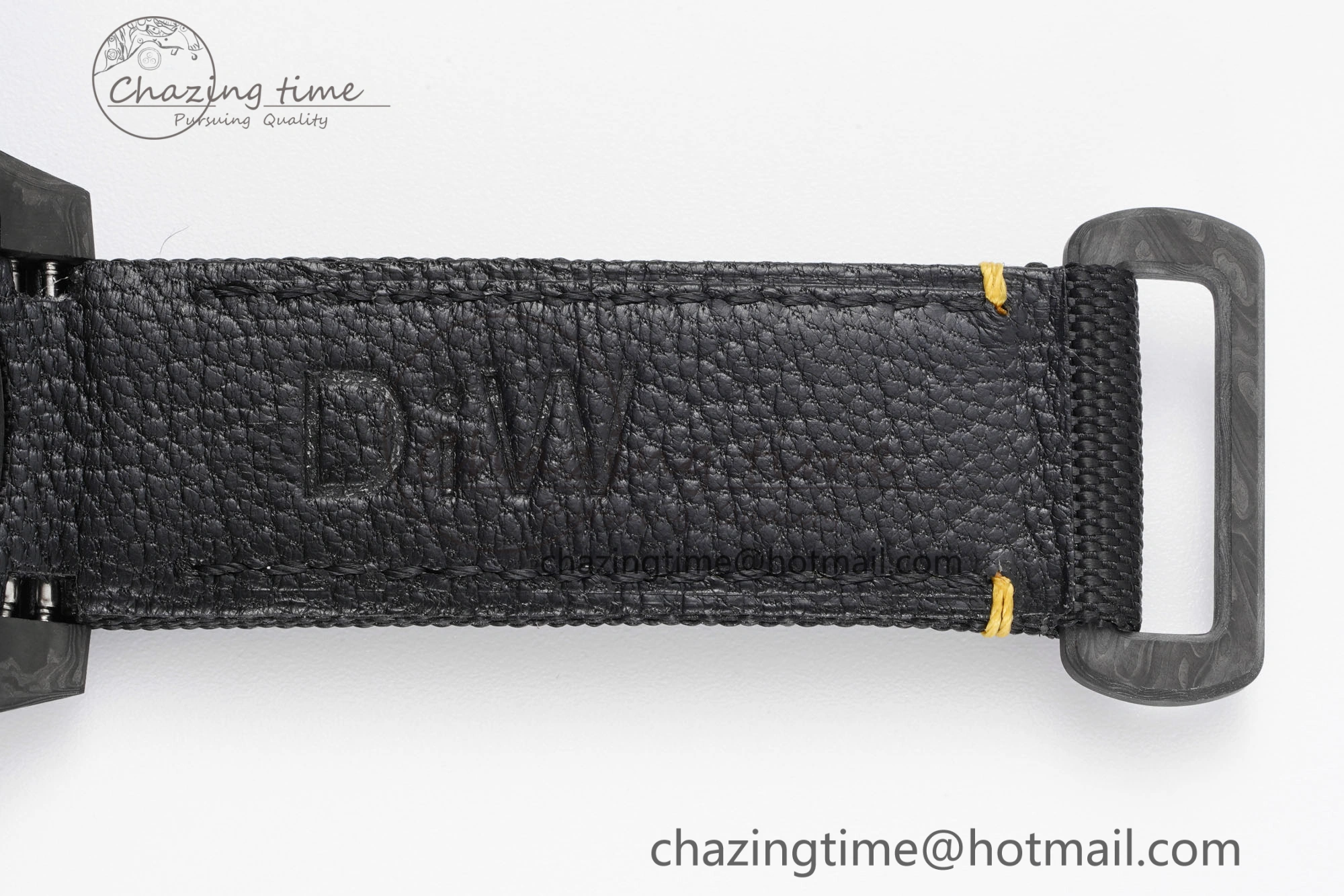Submariner DIW Carbon VSF 1:1 Best Edition Black Yellow Dial on Black Nylon Strap VS3135
