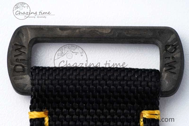 Submariner DIW Carbon VSF 1:1 Best Edition Black Yellow Dial on Black Nylon Strap VS3135
