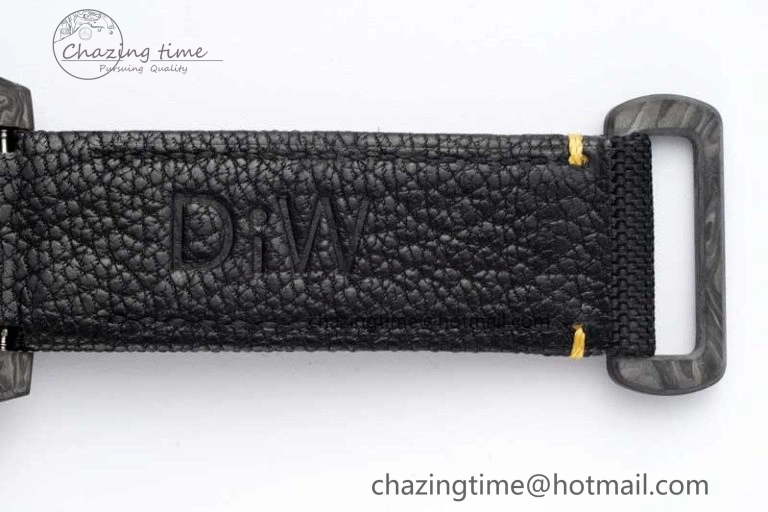 Submariner DIW Carbon VSF 1:1 Best Edition Black Yellow Dial on Black Nylon Strap VS3135