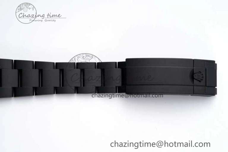 Submariner DIW DLC Sandblasted VSF 1:1 Best Edition Black Blue Dial on DLC Bracelet VS3135