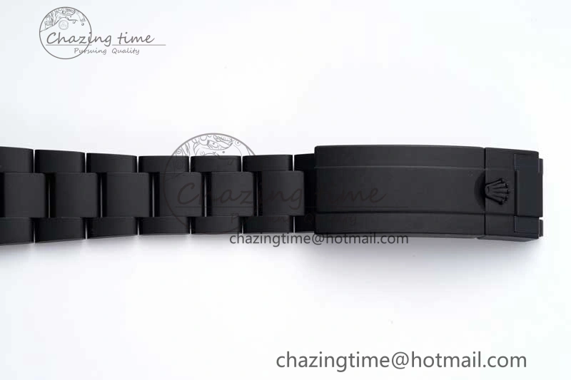 Submariner DIW DLC Sandblasted VSF 1:1 Best Edition Black Blue Dial on DLC Bracelet VS3135