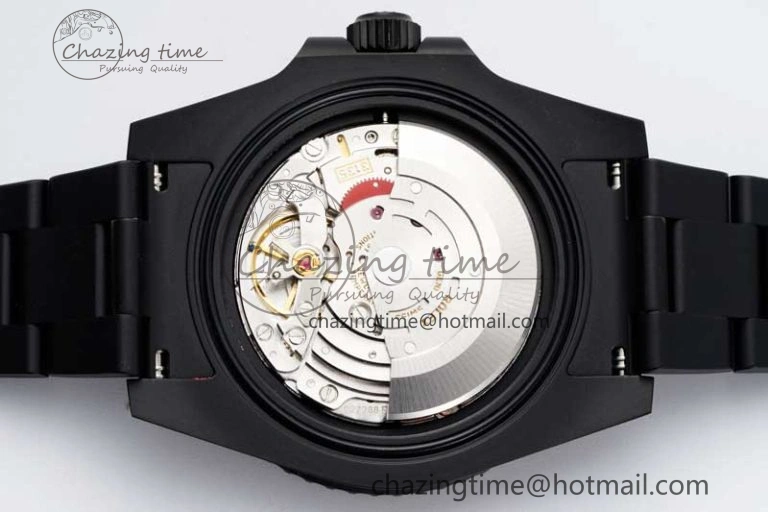 Submariner DIW DLC Sandblasted VSF 1:1 Best Edition Black Blue Dial on DLC Bracelet VS3135