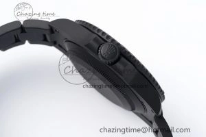 Submariner DIW DLC VSF 1:1 Best Edition Black Orange Dial on DLC Bracelet VS3135