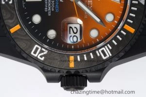 Submariner DIW DLC VSF 1:1 Best Edition Black Orange Dial on DLC Bracelet VS3135