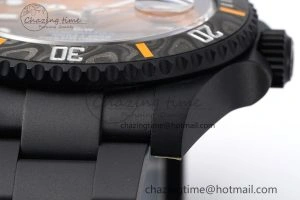 Submariner DIW DLC VSF 1:1 Best Edition Black Orange Dial on DLC Bracelet VS3135