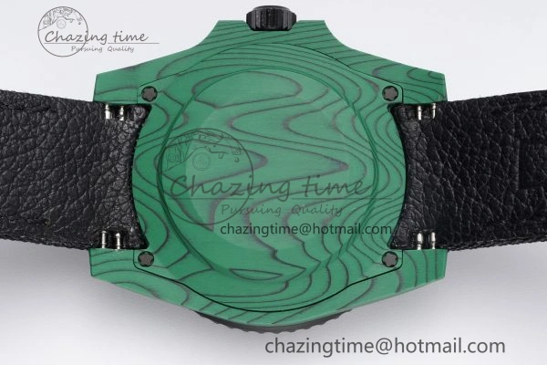 Submariner DIW Green Carbon VSF 1:1 Best Edition Black Dial on Black Nylon Strap VS3135