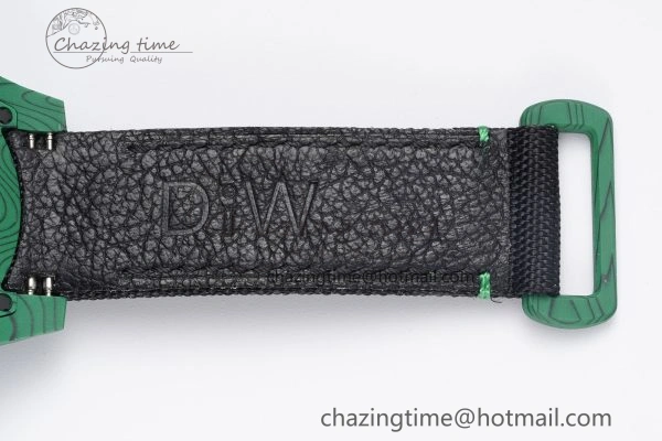 Submariner DIW Green Carbon VSF 1:1 Best Edition Black Dial on Black Nylon Strap VS3135