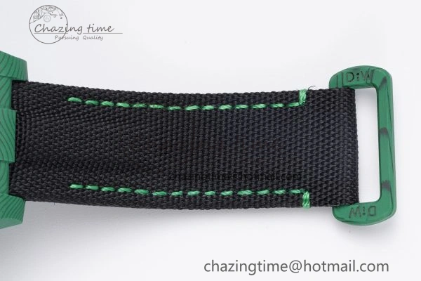Submariner DIW Green Carbon VSF 1:1 Best Edition Black Dial on Black Nylon Strap VS3135