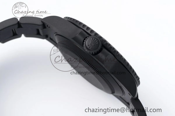 Submariner DIW “Parakeet” DLC VSF 1:1 Best Edition Black Green Dial on DLC Bracelet VS3135