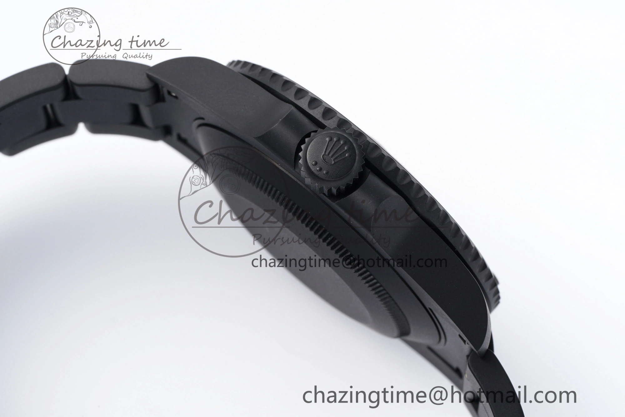 Submariner DIW “Parakeet” DLC VSF 1:1 Best Edition Black Green Dial on DLC Bracelet VS3135