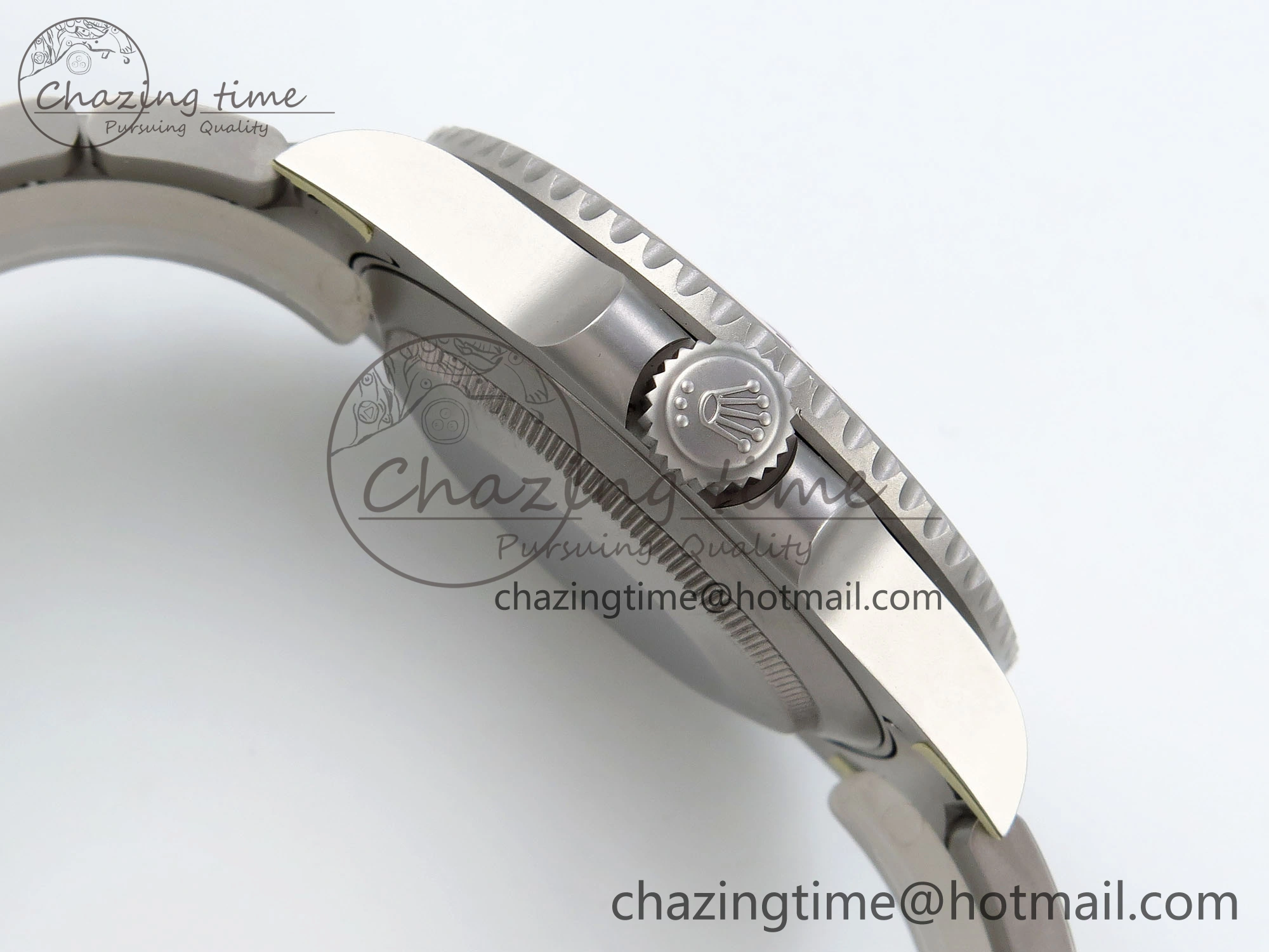 Submariner DIW Red Ceramic Bezel VSF 1:1 Best Edition Black Carbon Dial on Sandblasted Bracelet VS3135