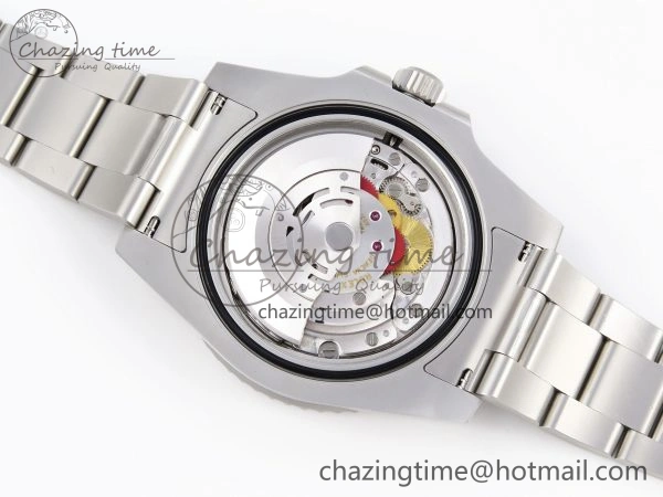 Submariner DIW Red Ceramic Bezel VSF 1:1 Best Edition Black Carbon Dial on Sandblasted Bracelet VS3135