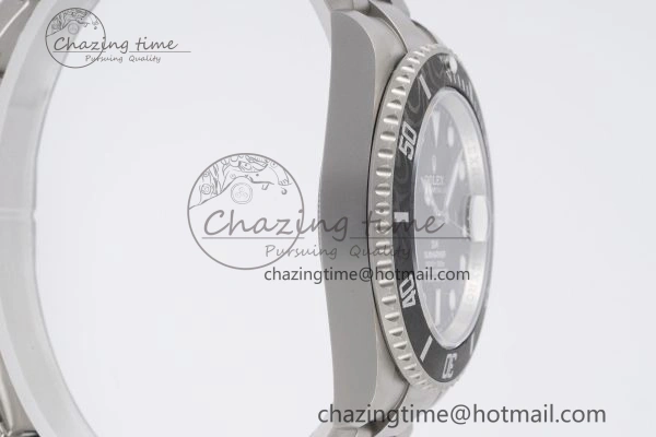 Submariner DIW Sandblasted VSF 1:1 Best Edition Black Carbon Dial on SS Bracelet VS3135