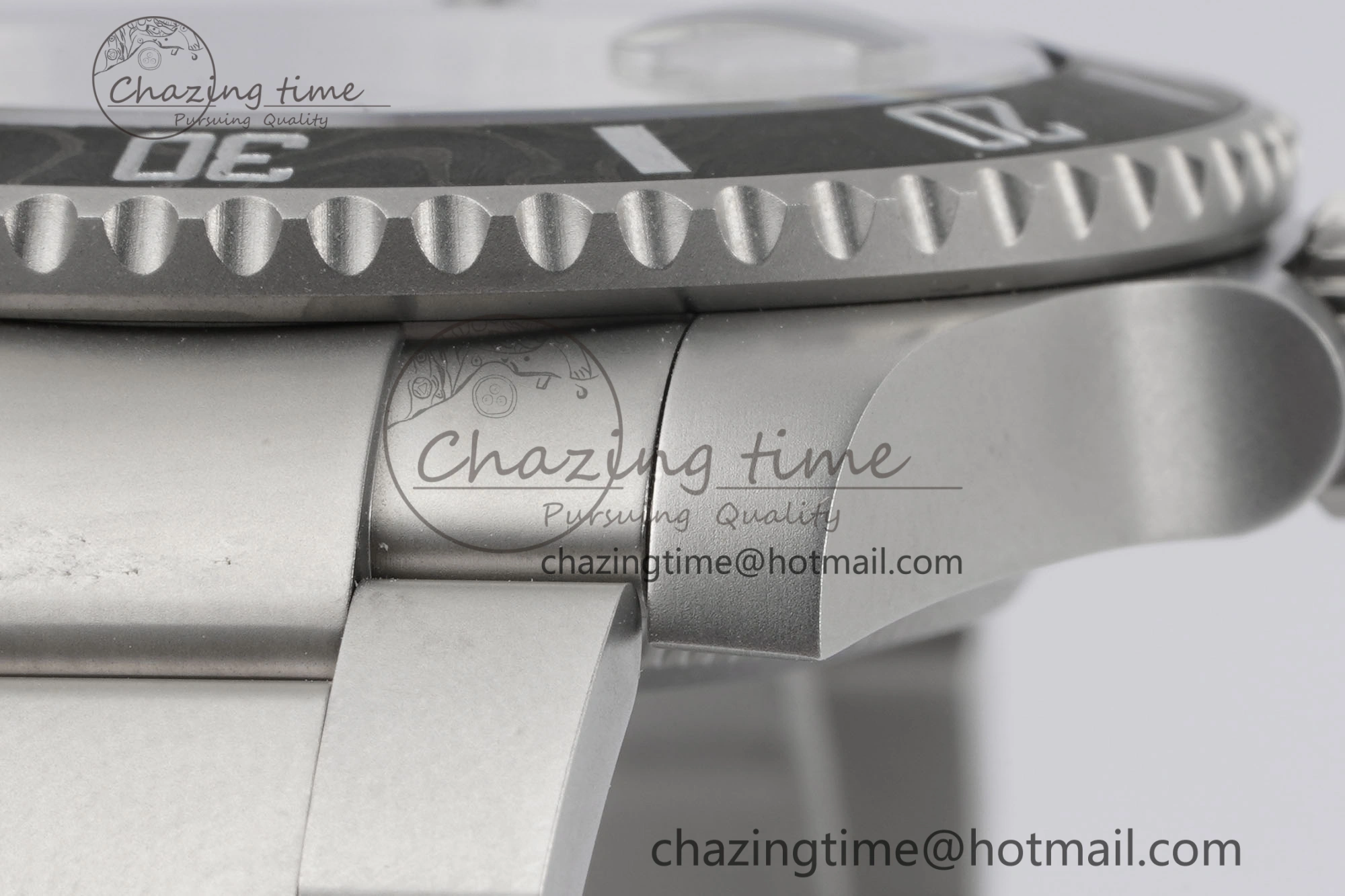 Submariner DIW Sandblasted VSF 1:1 Best Edition Black Carbon Dial on SS Bracelet VS3135