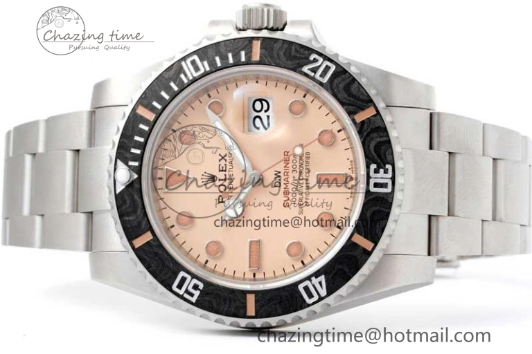 Submariner DIW Sandblasted VSF 1:1 Best Edition Brown Dial on SS Bracelet VS3135