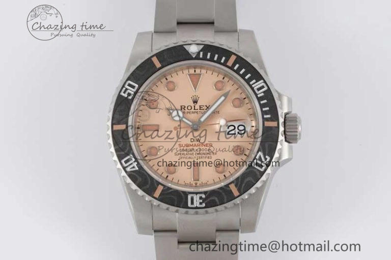 Submariner DIW Sandblasted VSF 1:1 Best Edition Brown Dial on SS Bracelet VS3135