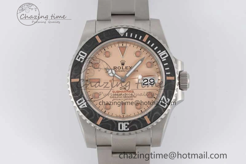 Submariner DIW Sandblasted VSF 1:1 Best Edition Brown Dial on SS Bracelet VS3135