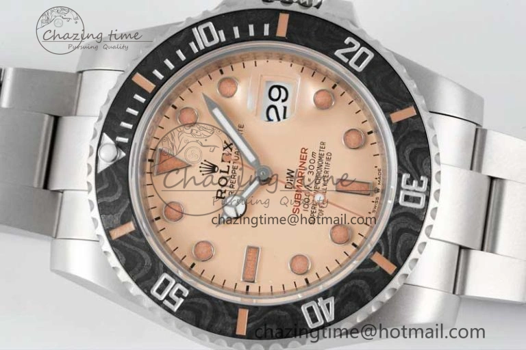 Submariner DIW Sandblasted VSF 1:1 Best Edition Brown Dial on SS Bracelet VS3135