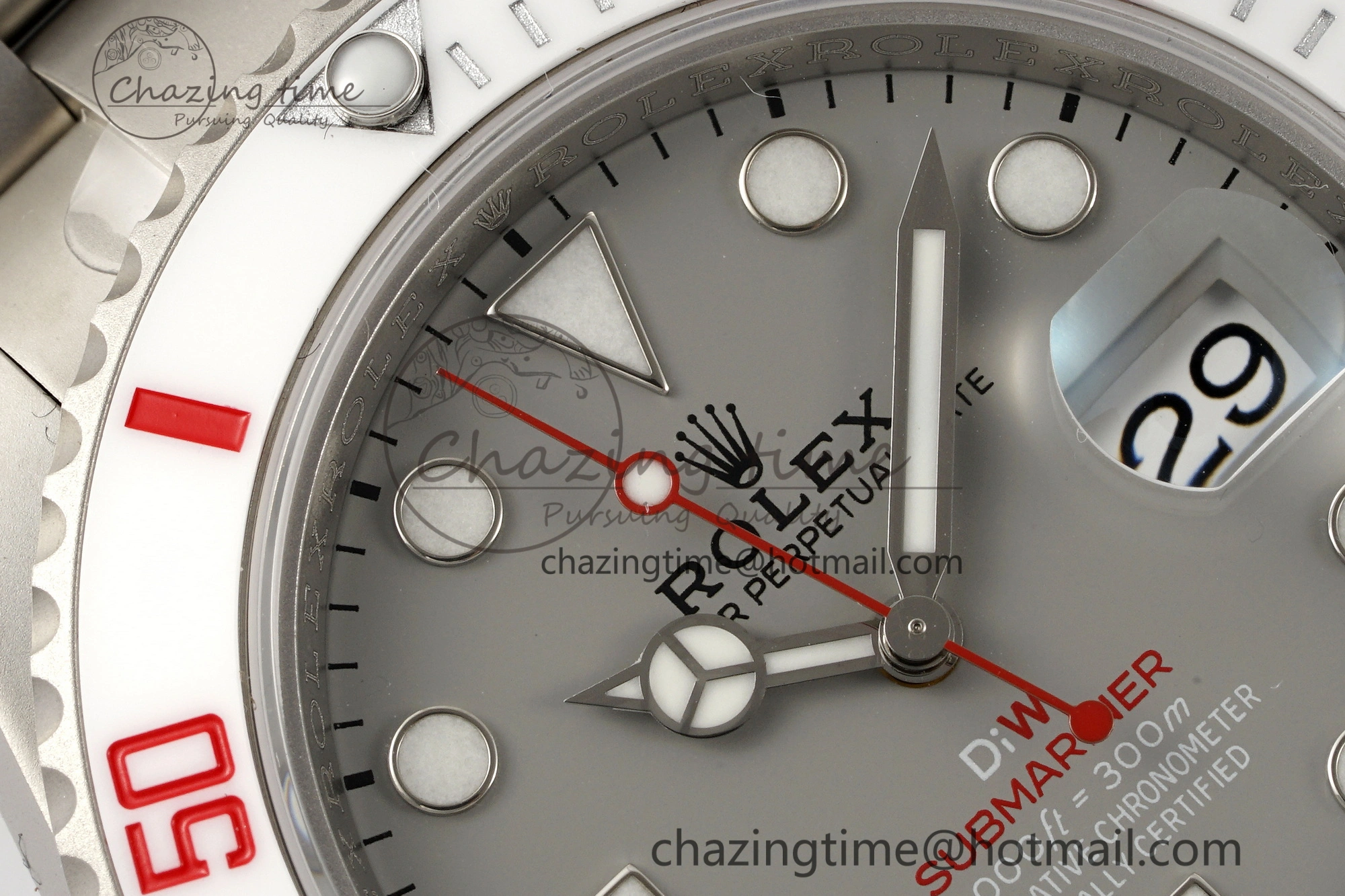 Submariner DIW Sandblasted VSF 1:1 Best Edition Gray Dial White Ceramic Bezel on SS Bracelet VS3135